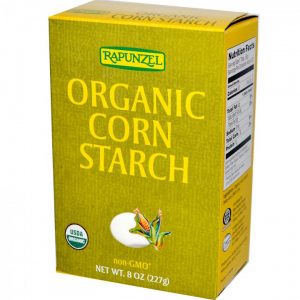 Box of Corn Starch for dry shampoo